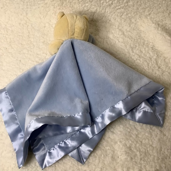 Disney Baby Winnie the Pooh Rattle Lovey Security Blanket Plush Snuggle Animal - Picture 4 of 7